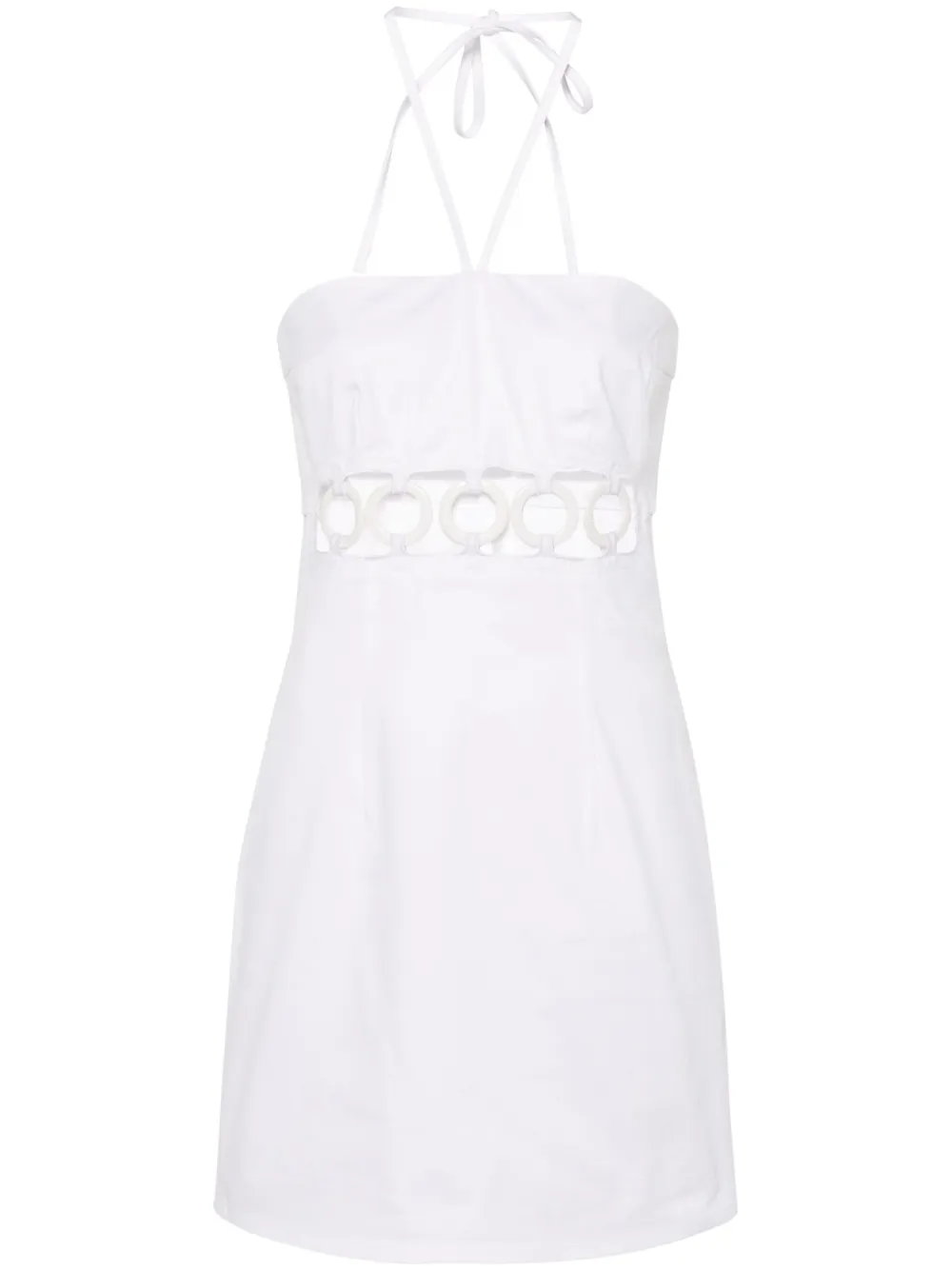 

Джинсовое платье мини Woodstock DSQUARED2, белый