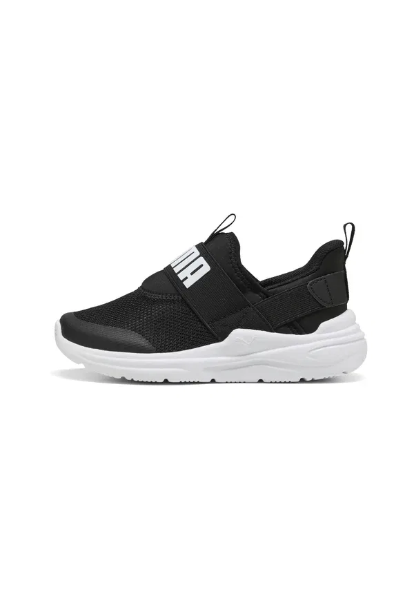 Кроссовки Puma Soft wired 2 sliptech ps slip ons, черно-белый
