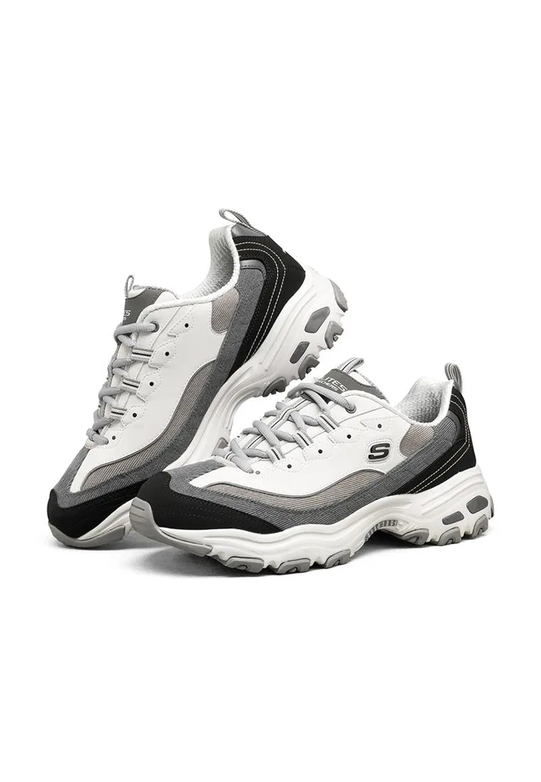 Кроссовки, D'Lites 1.0, Skechers, черный/серый — фото 4