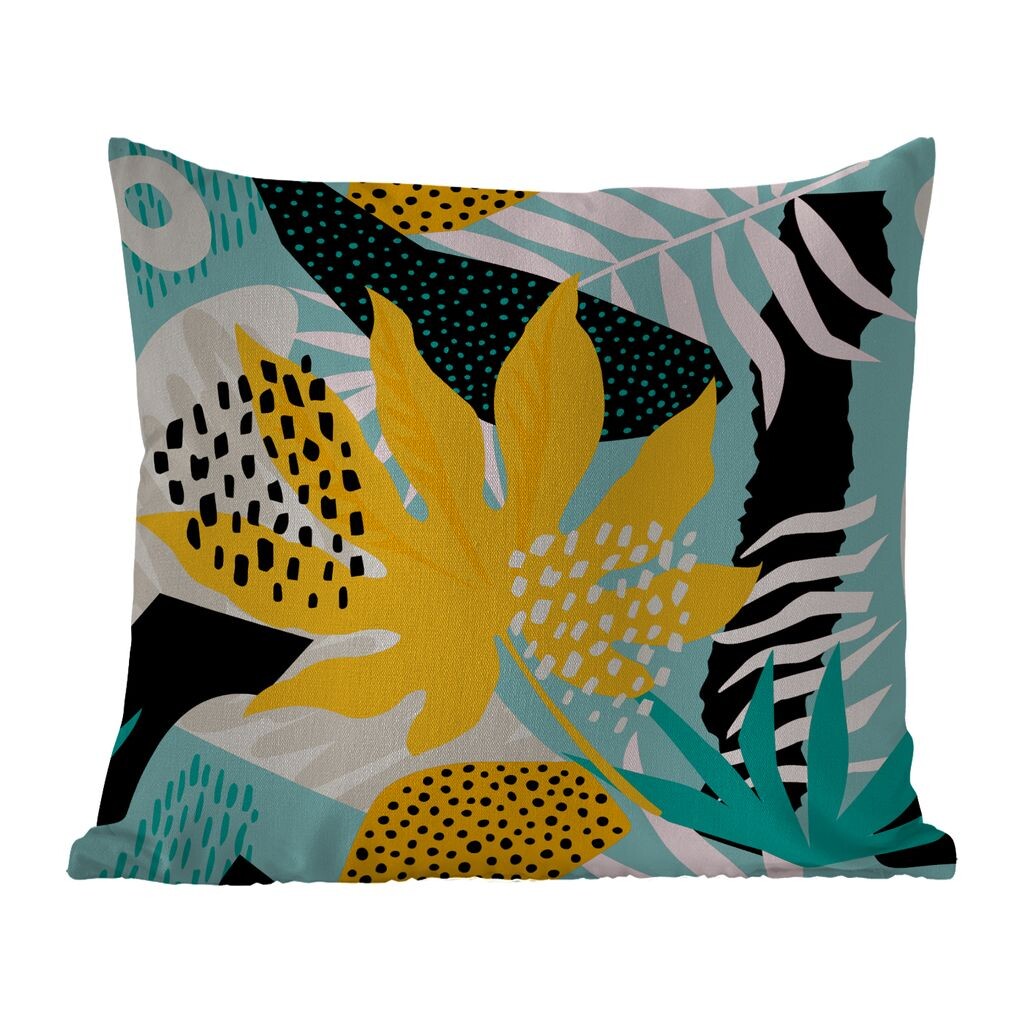 

Уличная подушка MuchoWow - Листья - Узоры - Цвета - Дети - Девочки - Дети - 45x45 см - Устойчивость к атмосферным воздействиям - Подушки для отдыха - Чехлы для подушек - Декоративные чехлы для подушек - Декоративные чехлы для подушек, мультиколо...