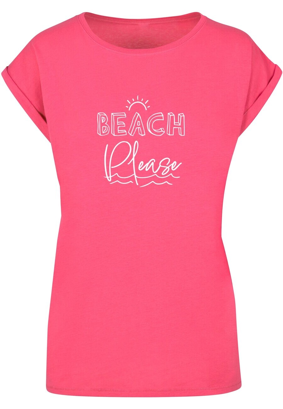 

Футболка Merchcode BEACH PLEASE, розовый