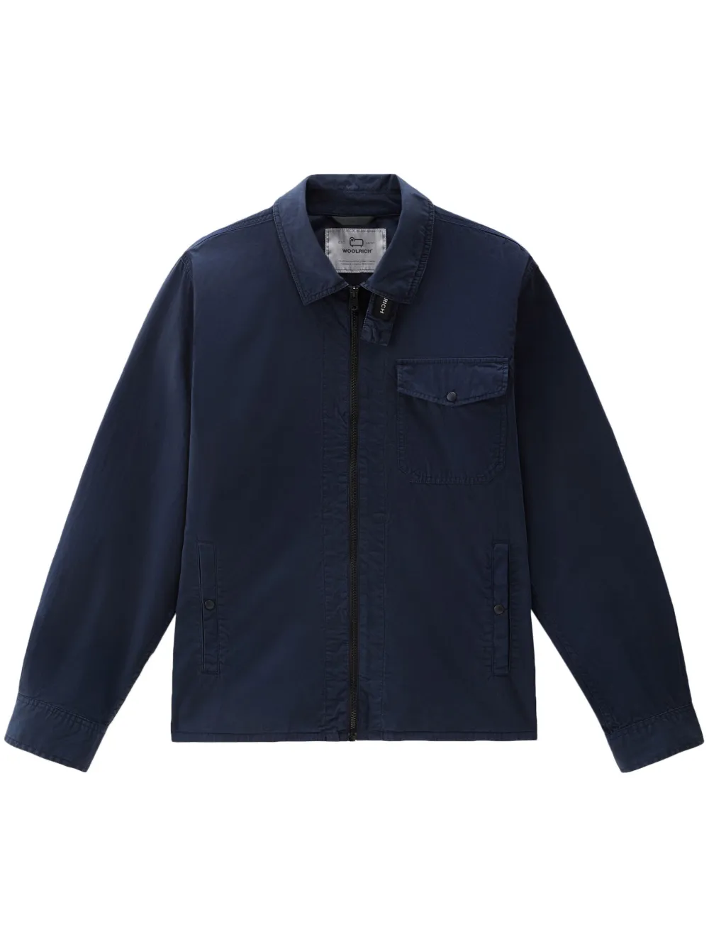 

Габардиновая куртка-рубашка WOOLRICH, синий