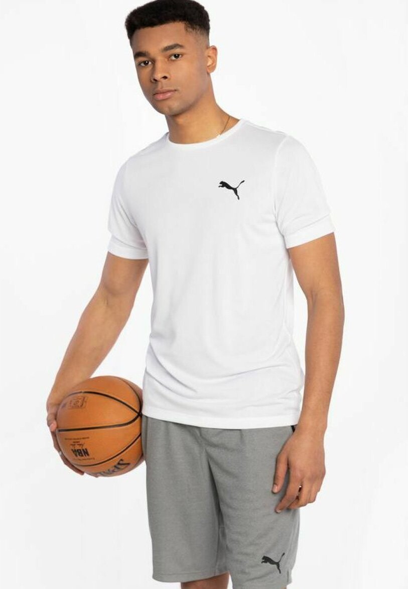 

Футболка с принтом Puma, белая, Белый, Футболка с принтом Puma, белая
