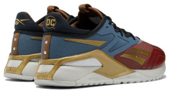 Кроссовки Reebok Nano X2 Wonder Woman Fitness, синие, красные, унисекс — фото 3