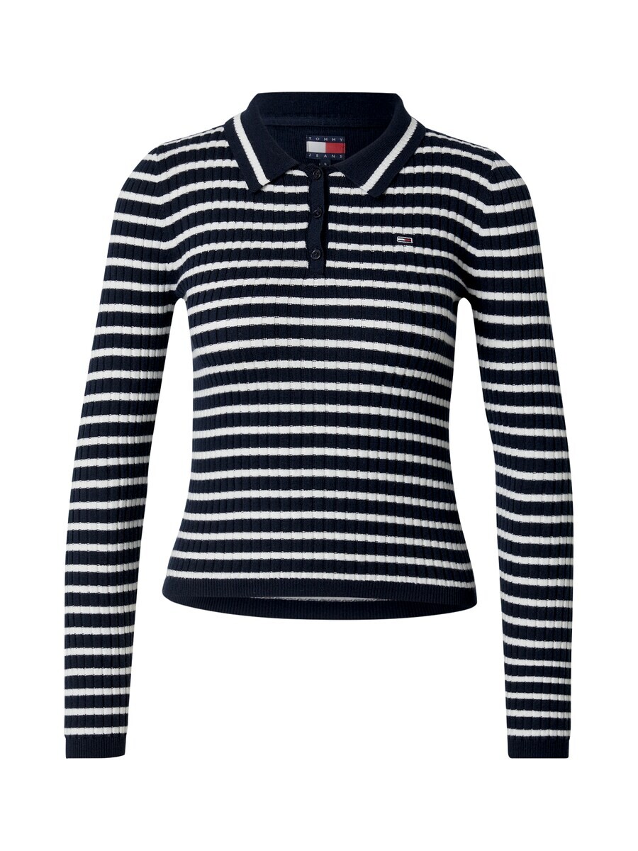 

Тонкий вязаный свитер Tommy Jeans Sweater ESSENTIAL, цвет navy/white