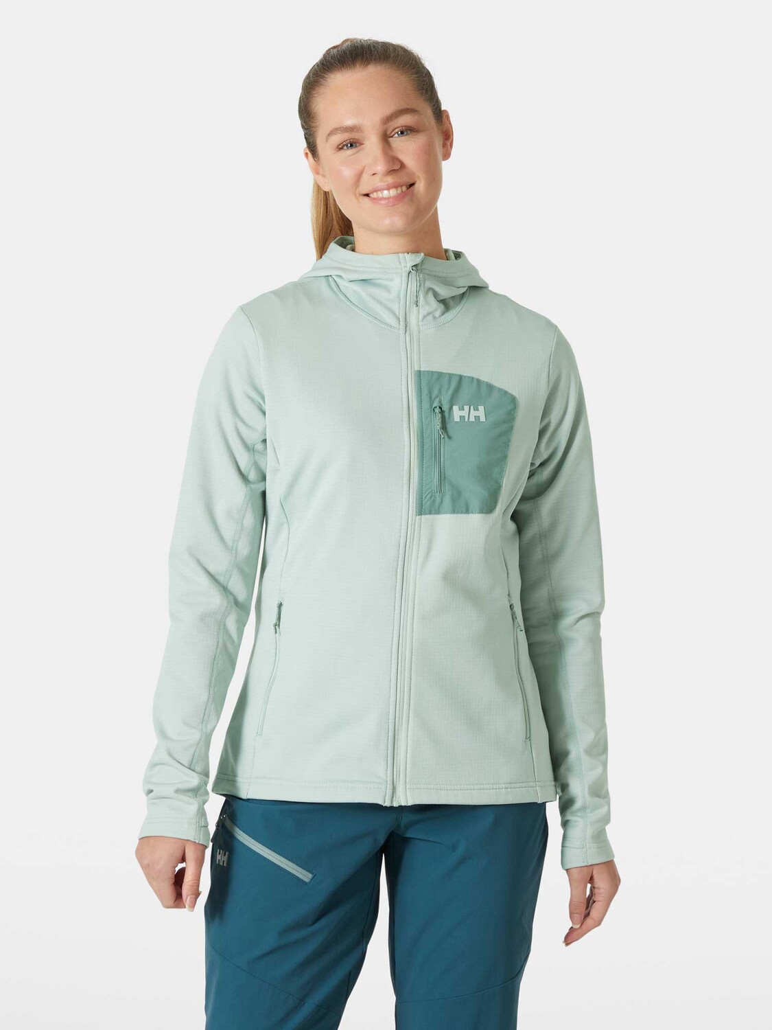 

Толстовка Helly Hansen W VERSALITE HOODED JACKET, зеленый