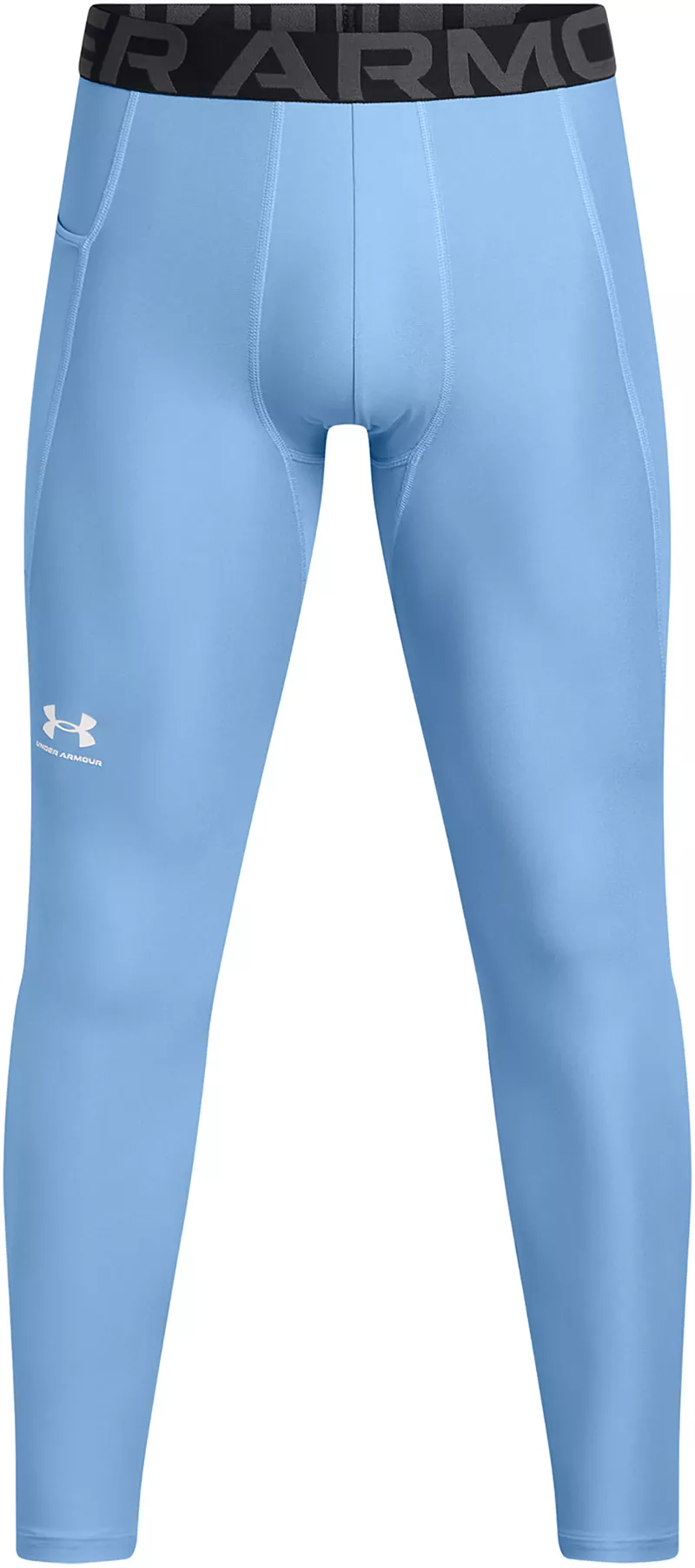 

Мужские леггинсы Under Armour HeatGear Armor, цвет Carolina Blue/White