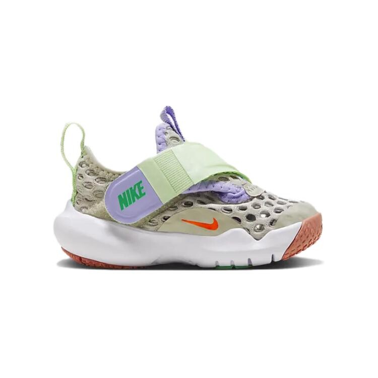 Кроссовки Nike Flex Advance Kids Lifestyle TD, Light Iron Ore Lime / Vapor Green / Pulse Violet / Dutch Orange — фото 2