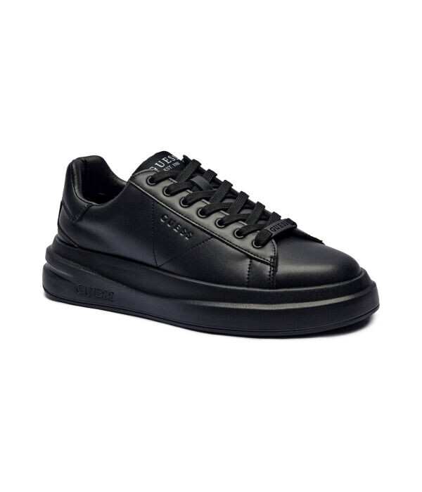 

Кроссовки кожаные Guess Manelba, черный