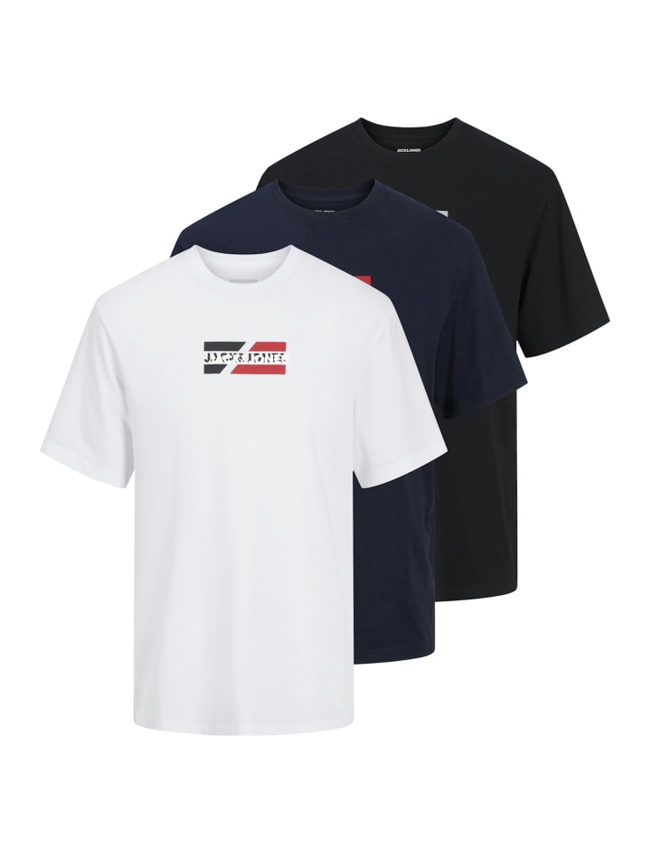 

Набор из 3 футболок "Корпоративный" синего цвета, Синий, Набор из 3 футболок "Корпоративный" синего цвета