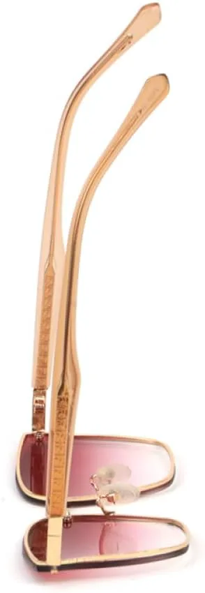 

Крупная квадратная металлическая оправа для женских солнцезащитных очков, модный дизайн, мужские солнцезащитные очки UV400 для вождения и рыбалки MTZJH, C01-gold Red