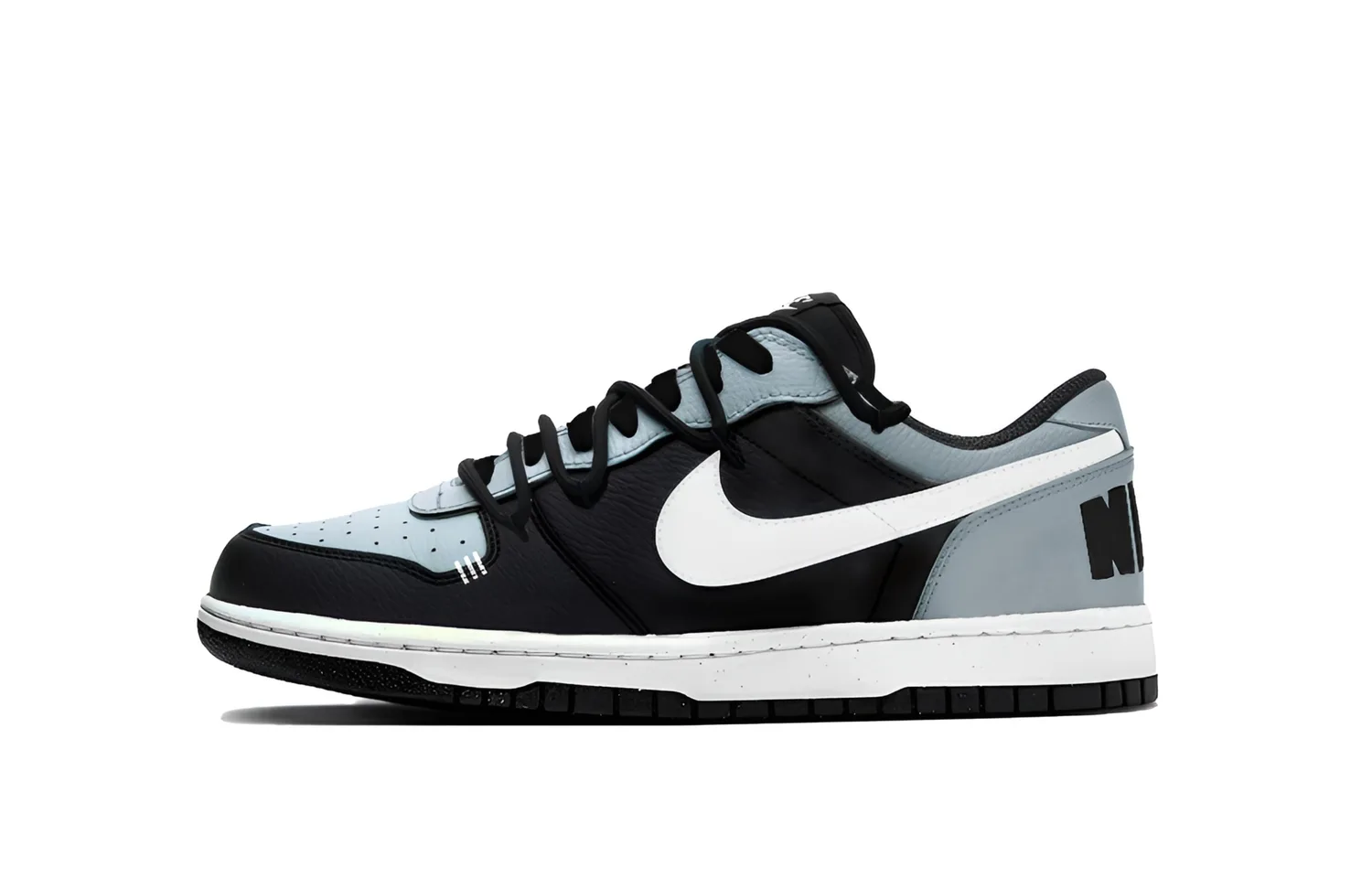 Nike Кроссовки для скейтбординга Big Blue Rhythm Dark Shadow, устойчивые к истиранию, мужские, черно-синие