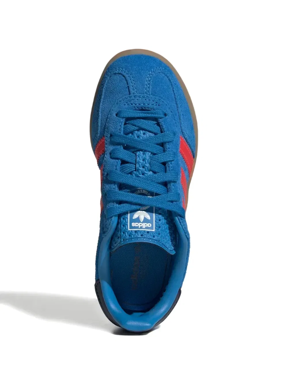 Кеды на шнуровке Gazelle Indoor adidas, синий — фото 4
