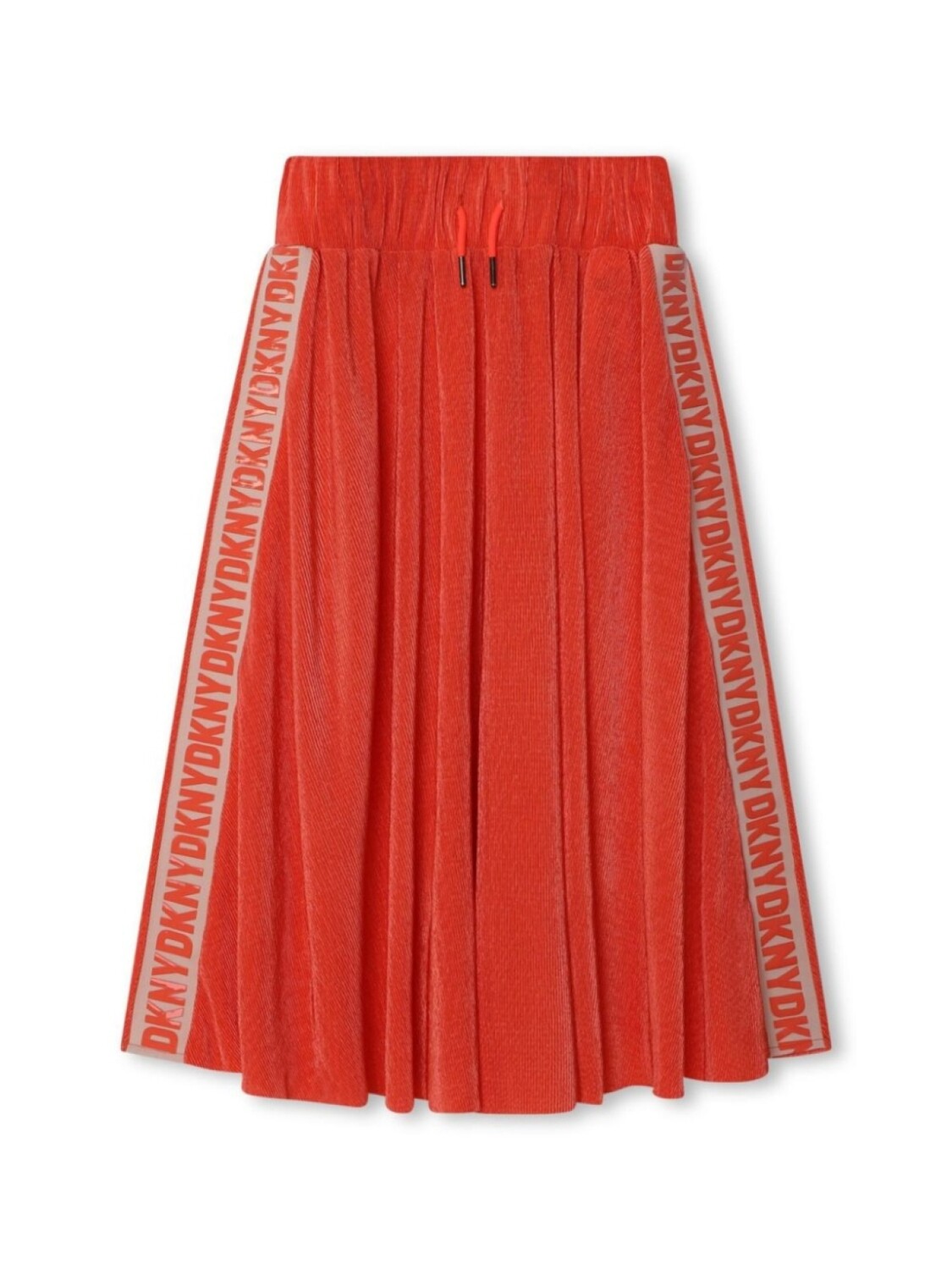 

DKNY юбка миди с логотипом, красный