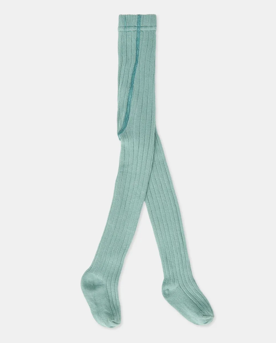 

Базовый ребристый боди для девочки-младенца Cotton Juice, зеленый