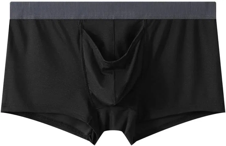 Трусы боксеры с раздельным карманом, Black