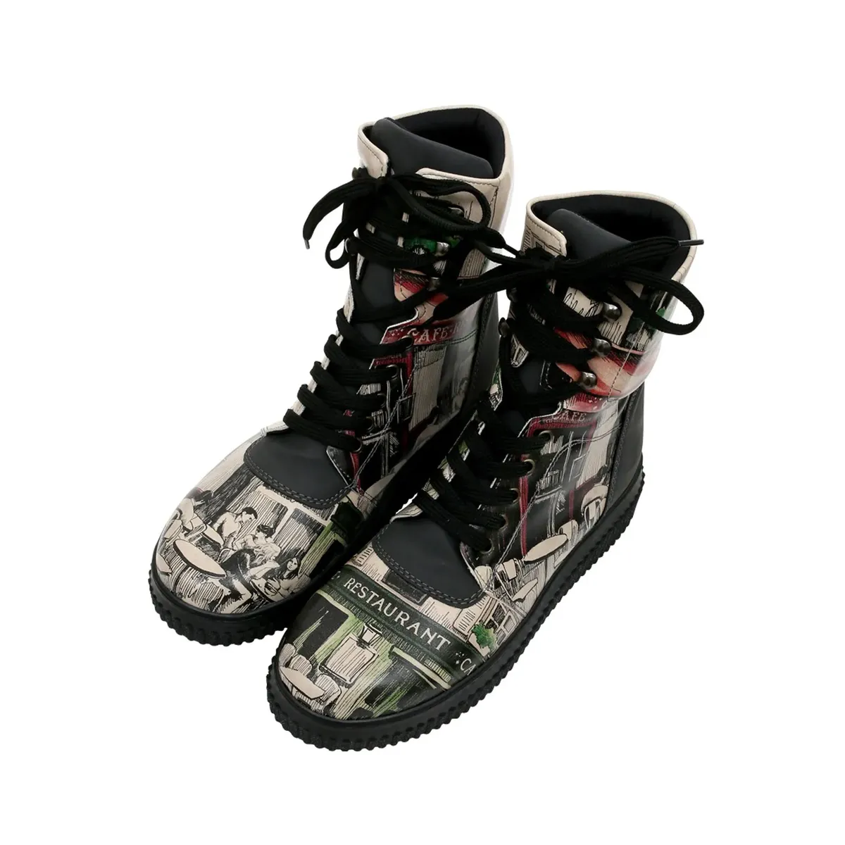 Сапоги на шнуровке DOGO "Women's Future Boots La Vie Parisienne Vegan Женские ботинки / женские", Vegan, цвет Natur — фото 2