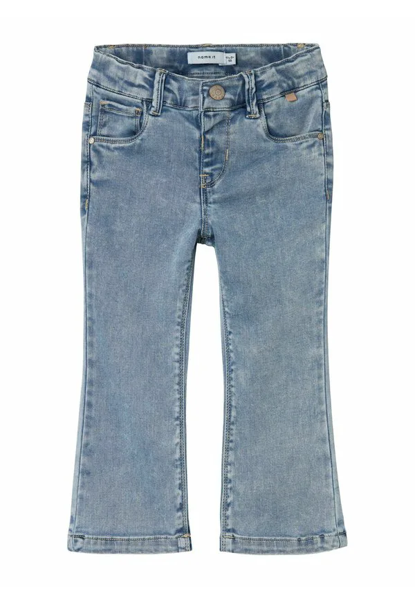 Джинсы прямого кроя nmfsalli to noos Name It, Light Blue Bleached Denim — фото 3