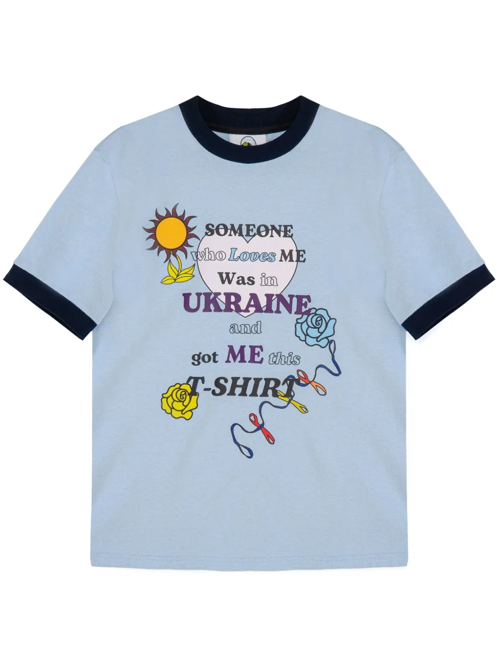 

Футболка с графичным принтом Sleeper, синий