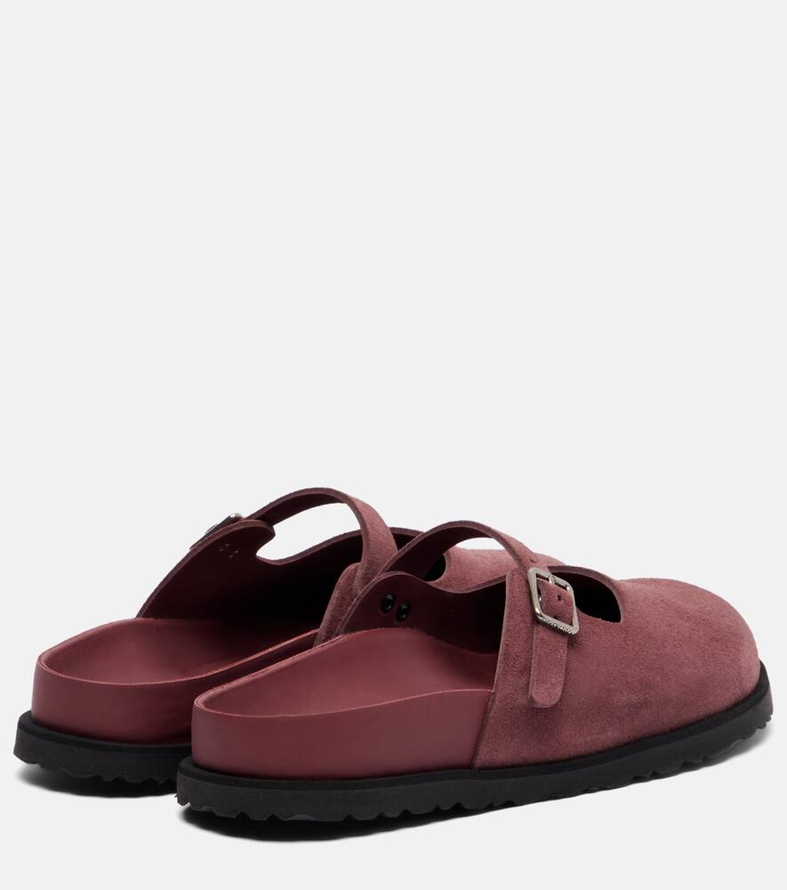 Мариа замшевые клоги Birkenstock 1774, Deep Burgundy — фото 2