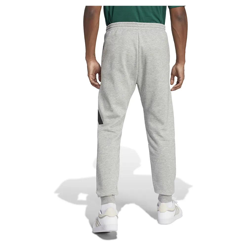 Джоггеры adidas Essentials Big Logo Cuffed Fleece, серый — фото 2