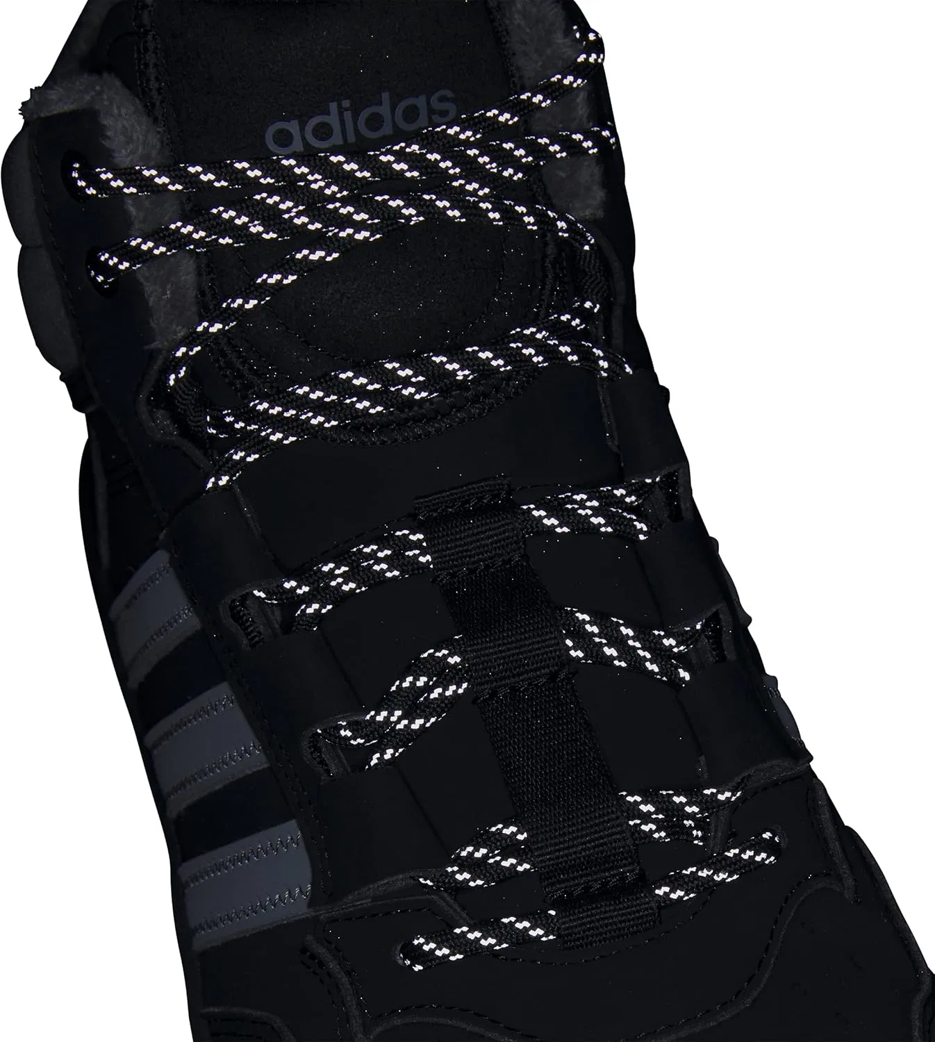 Кроссовки Adidas Unisex Hoops 4.0 Mid, Core Black Grey Four Core Black — фото 2