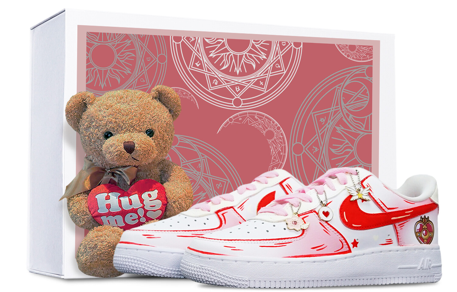 

Кроссовки Nike Air Force 1 Skateboard Shoes Women's Low-Top Pink/White, Розовый, Кроссовки Nike Air Force 1 Skateboard Shoes Women's Low-Top Pink/White