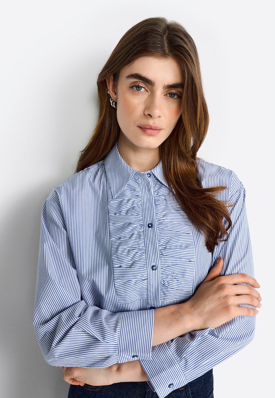 

Блуза Rich & Royal Button-down blouse, Skyway Blue/Blue