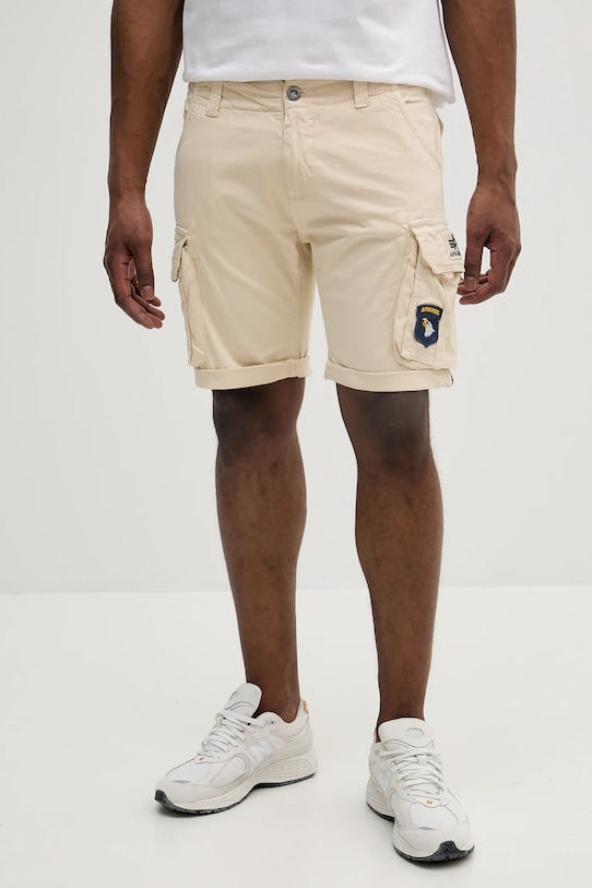 

Шорты Alpha Industries, бежевый