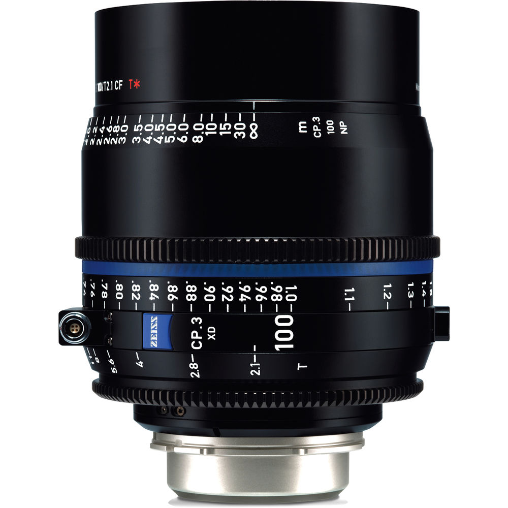 

Компактный фиксированный объектив ZEISS CP.3 XD 100 мм T2.1 (крепление PL, ножки)