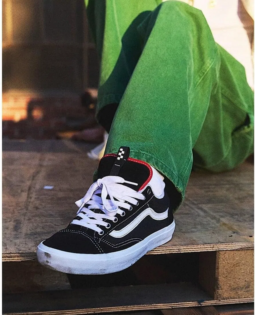 Кроссовки Vans Skate Old Skoda 36+ Black/White — фото 3