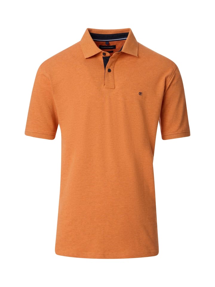 

CASAMODA Футболка-поло оранжевого цвета, Оранжевый, CASAMODA Футболка-поло оранжевого цвета