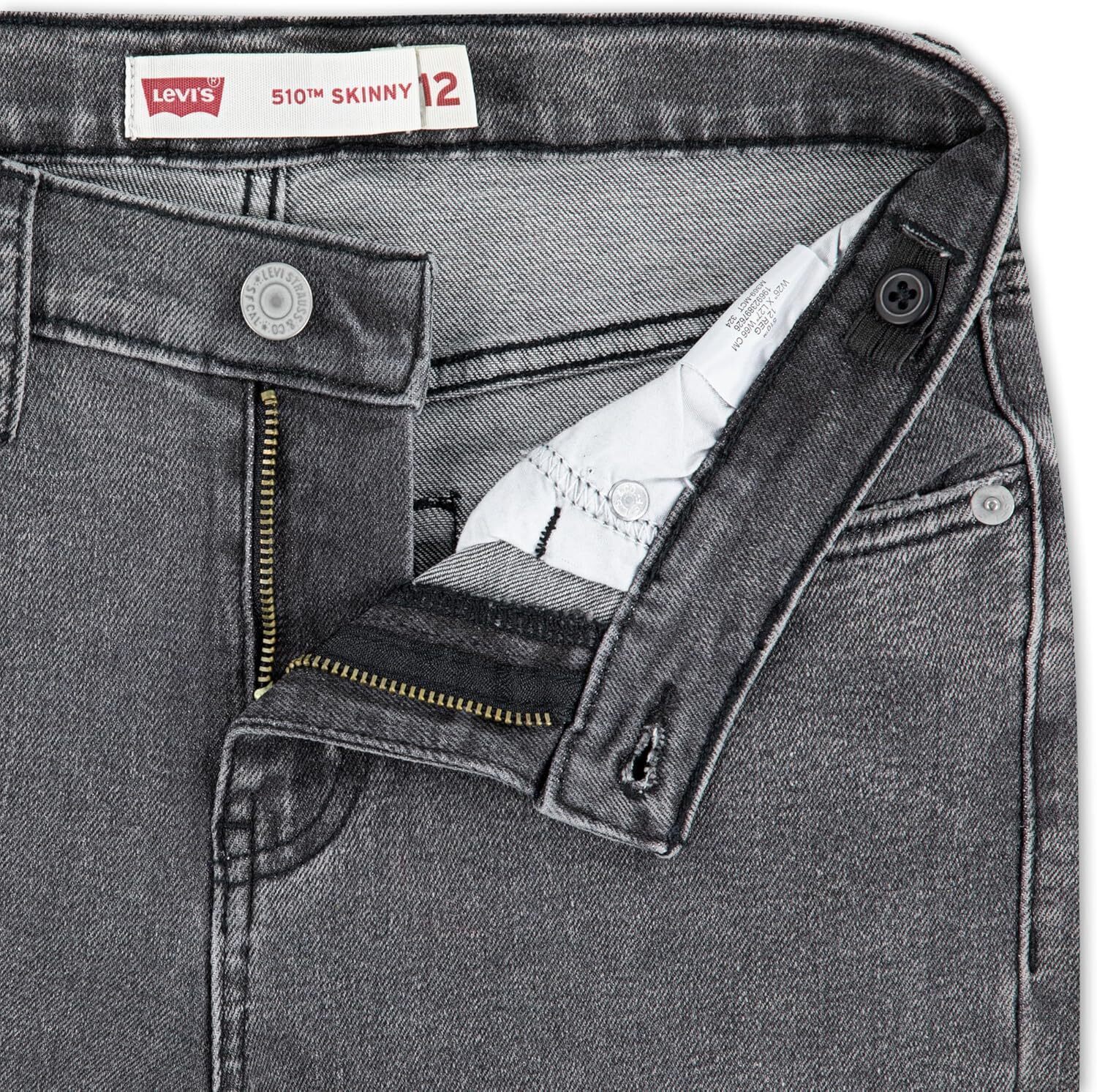 Джинсы Levi's Boys 510 Skinny Fit Destructed, Far Far Away — фото 3