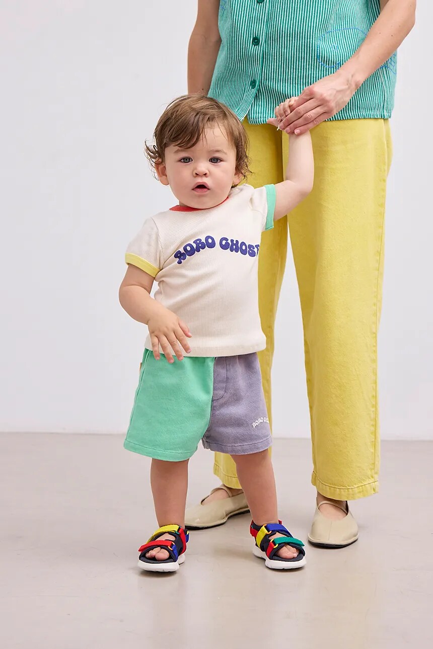 

Хлопковые шорты для детей Bobo Choses, зеленый