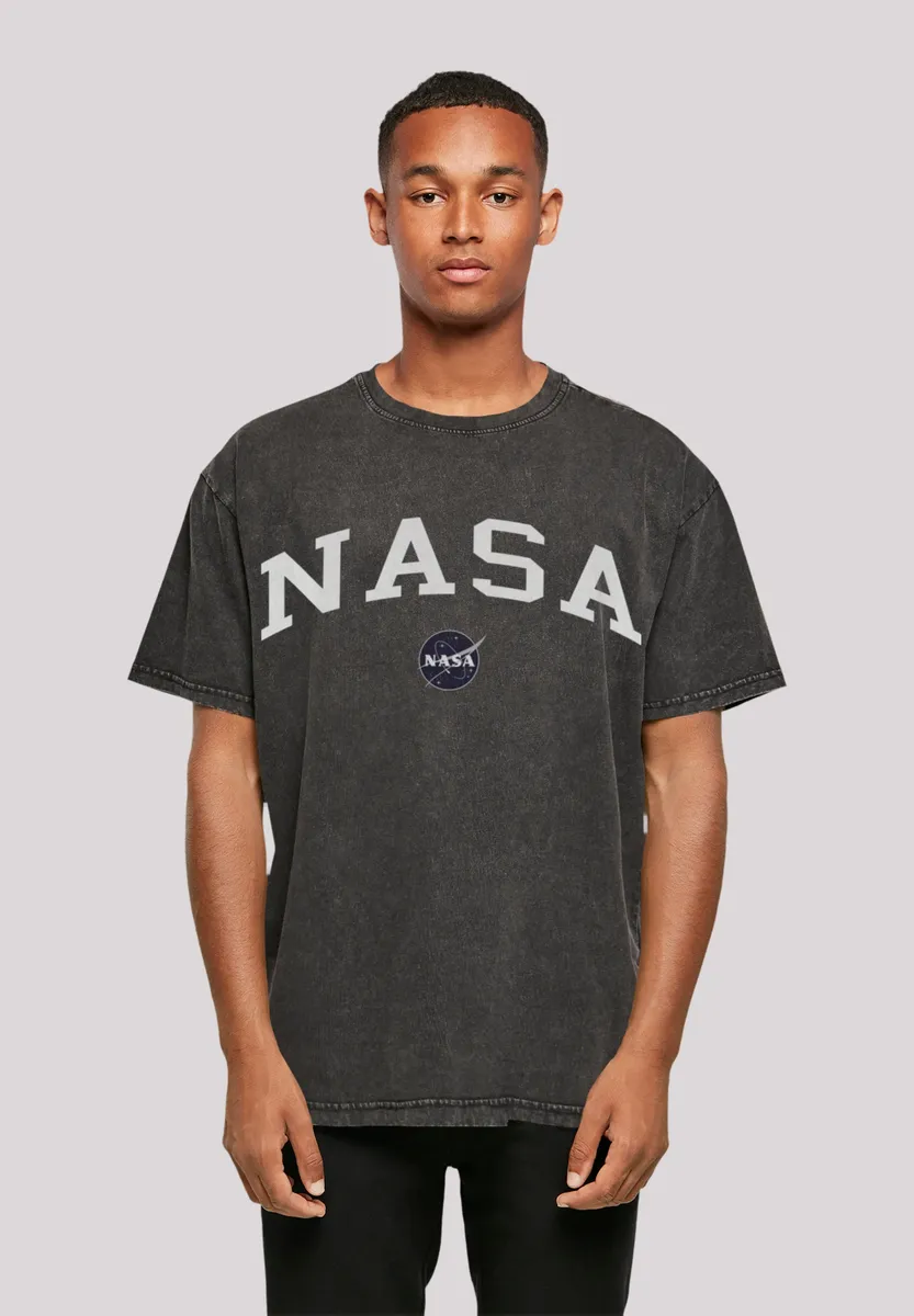 

Футболка F4NT4STIC "NASA Collegiate Logo", принт, черный