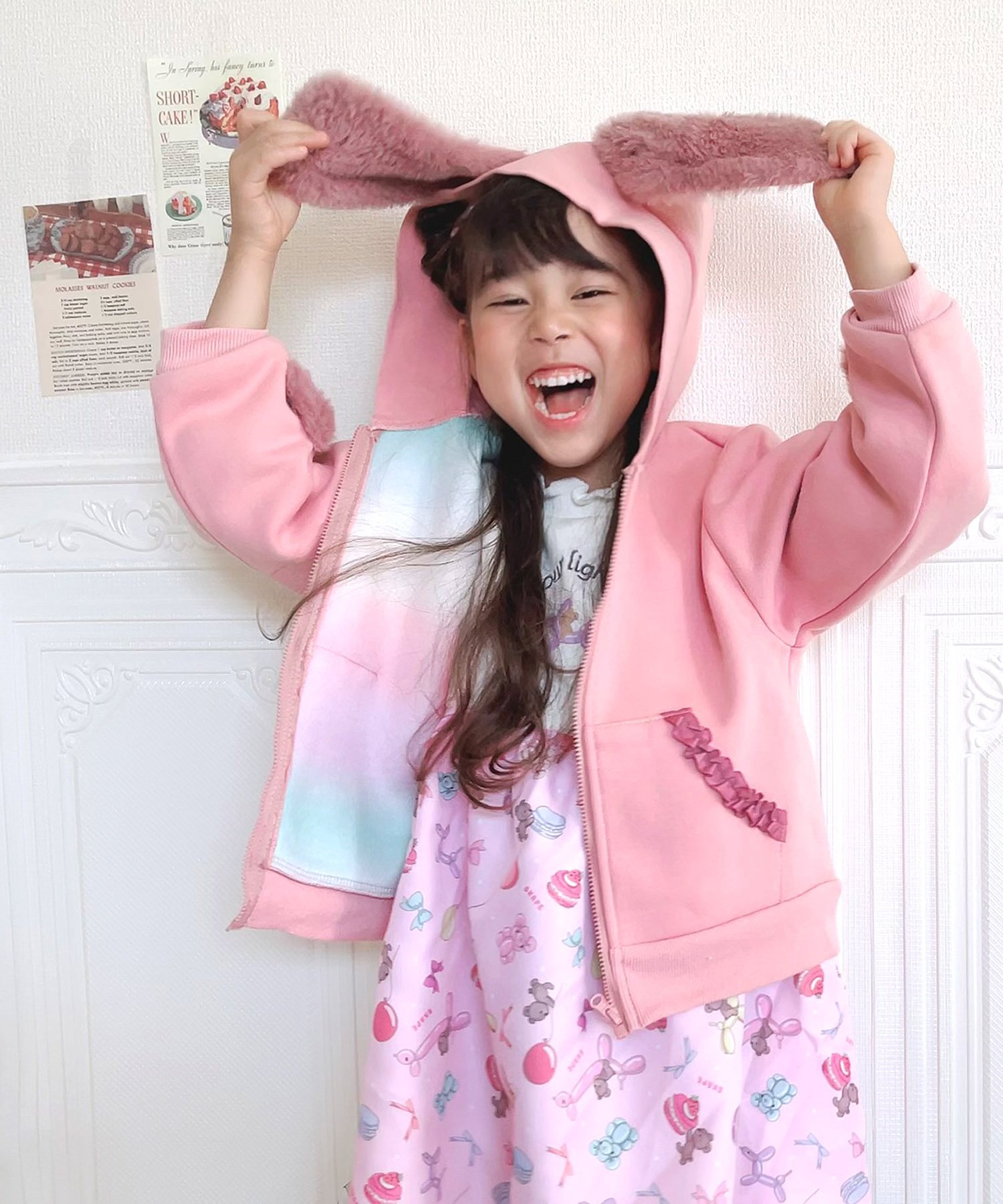 Толстовка Animal Parka Skape, pink