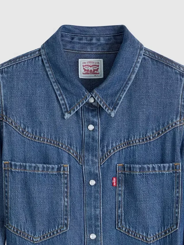 Платье-рубашка из джинсовой ткани Journey, небесно-голубой Levi's — фото 2