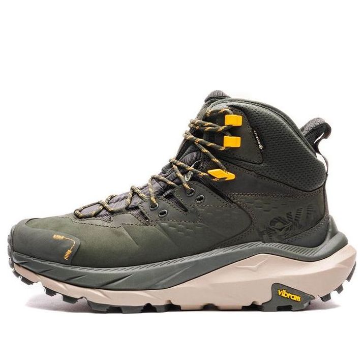 

Беговые кроссовки HOKA ONE ONE Kaha 2 High Gore Tex 'Duffel Bag Green Radiant Yellow'