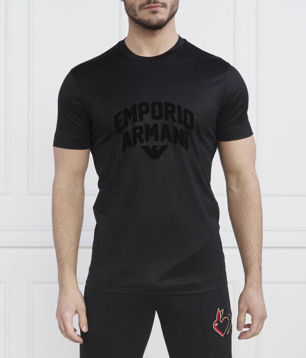 

Футболка Emporio Armani Slim Fit, черный