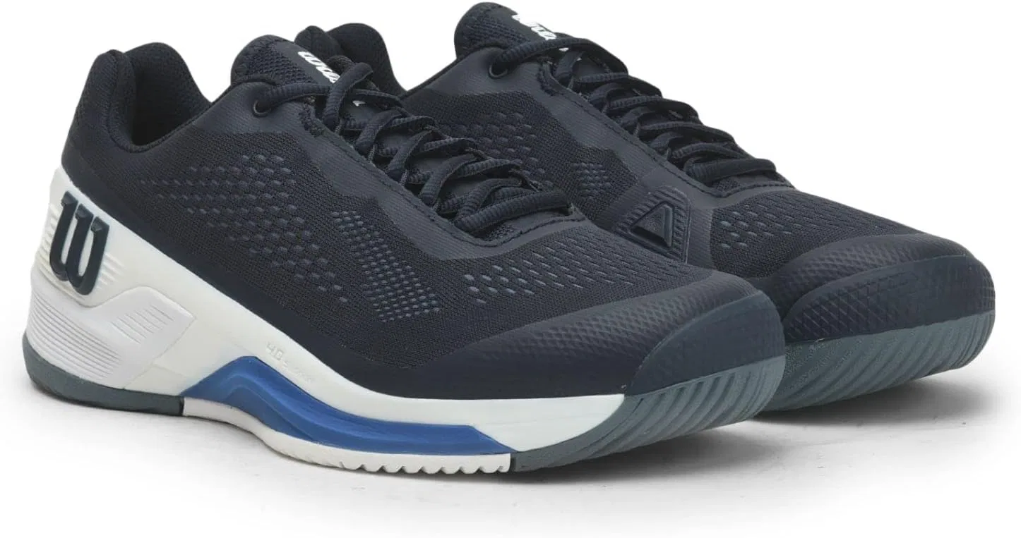 Кроссовки теннисные Wilson Rush Pro Ace, Navy Blazer/White/Lapis Blue — фото 4