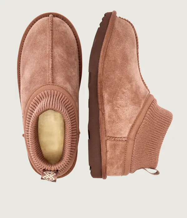Классические зимние ботинки с ультраэластичным манжетом Ugg, бежевый — фото 4