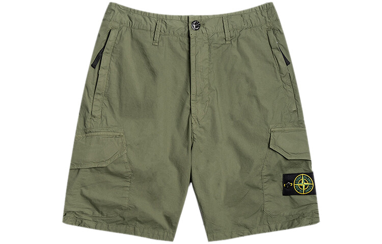 Шорты-карго мужские зеленые Stone Island, зеленый