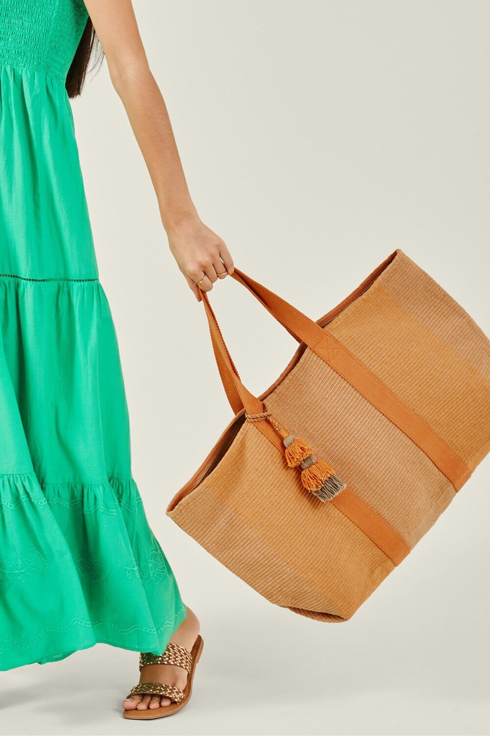 

Большая сумка-шопер Accessorize, оранжевый