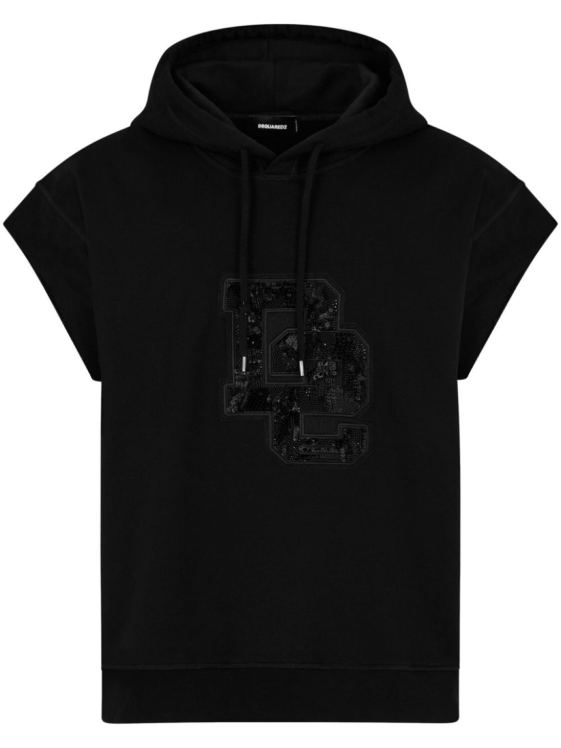 

Dsquared2 худи с логотипом из пайеток, черный