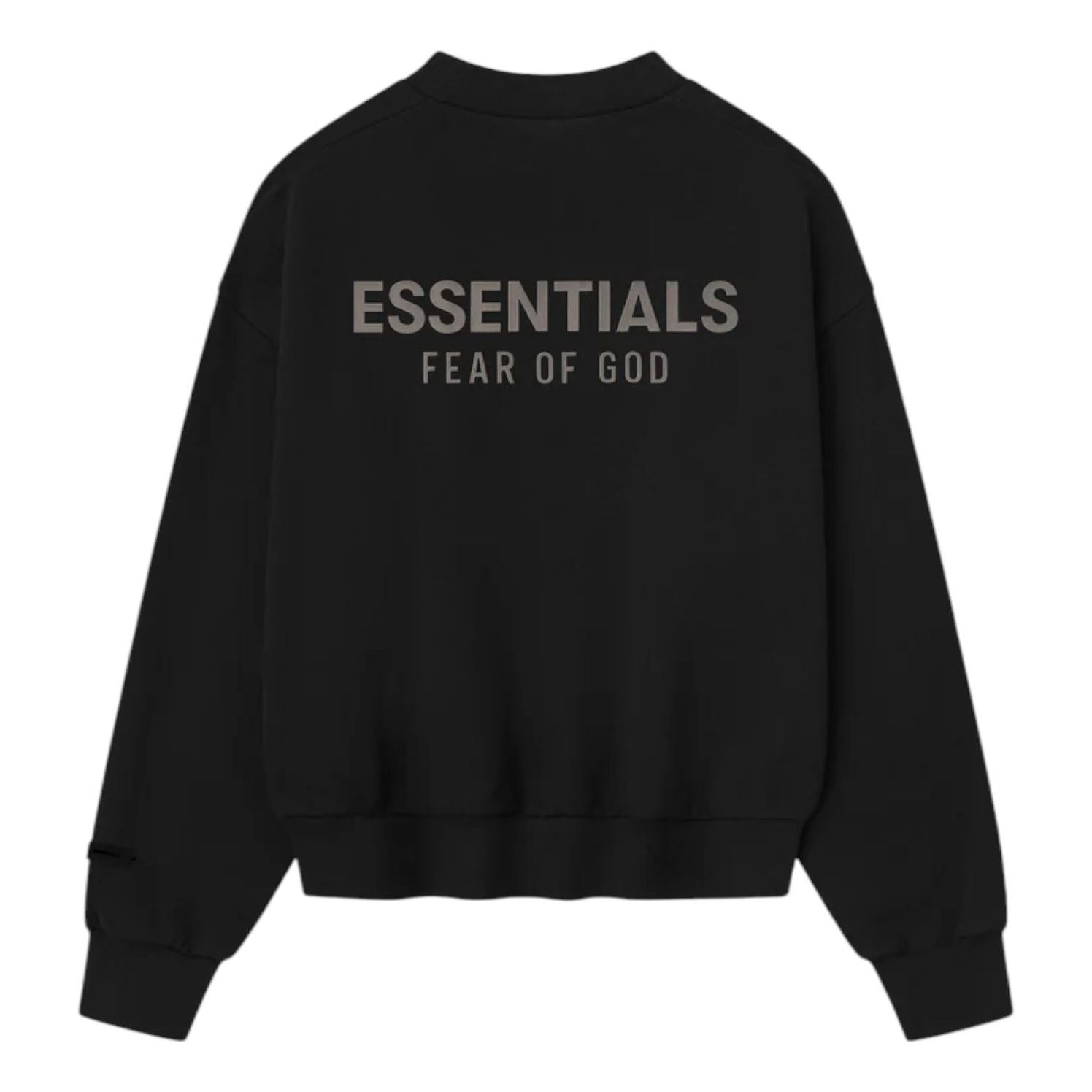 Джемпер Fear of God Essentials Classic Crewneck Sweatshirt 'Jet Black' — фото 2