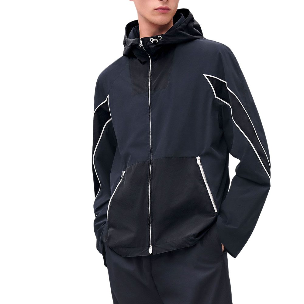 

HERMES SS25 Куртки и пальто мужские темно-синие