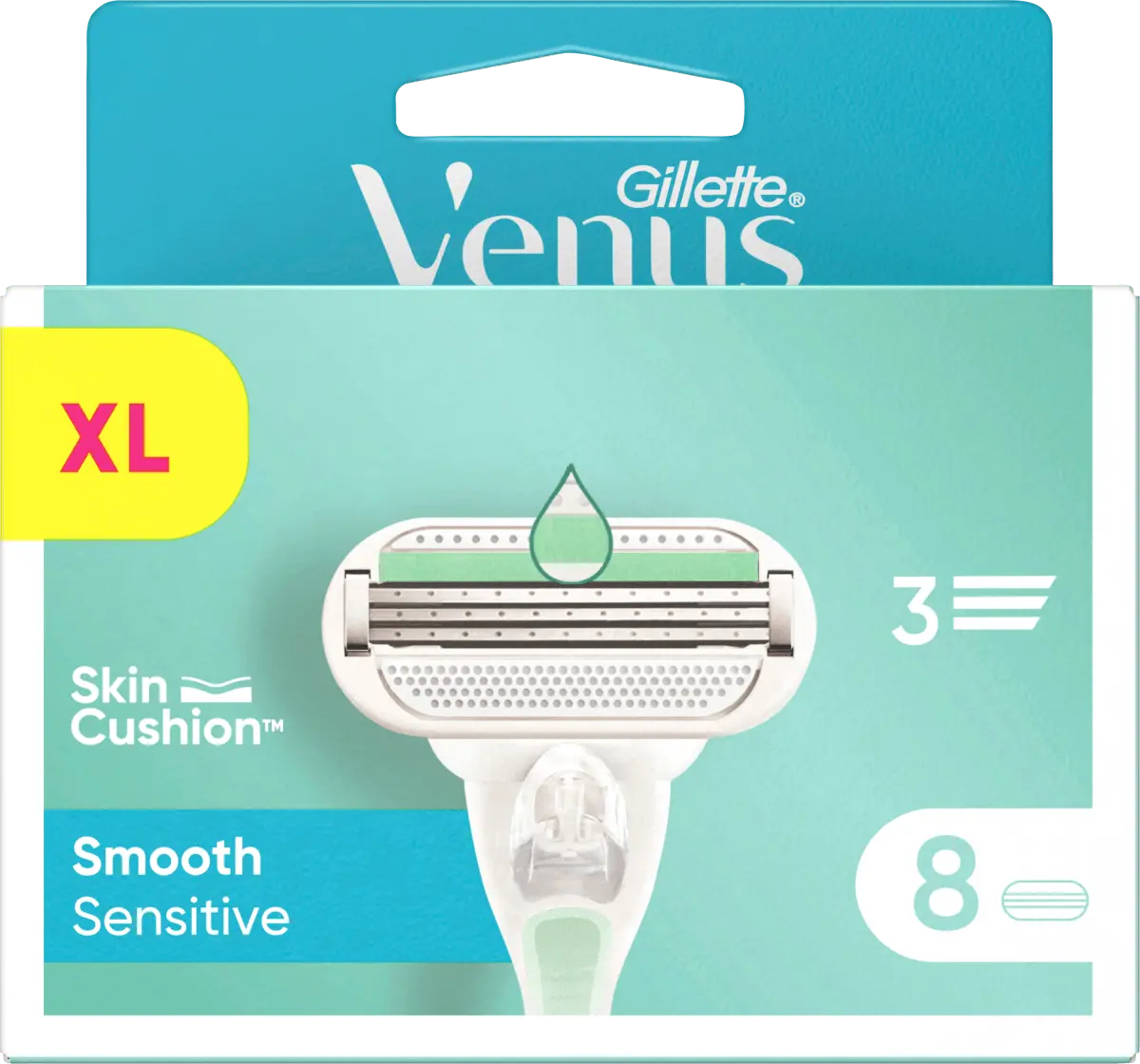

Лезвия для бритвы Smooth Sensitive 8 шт. Gillette