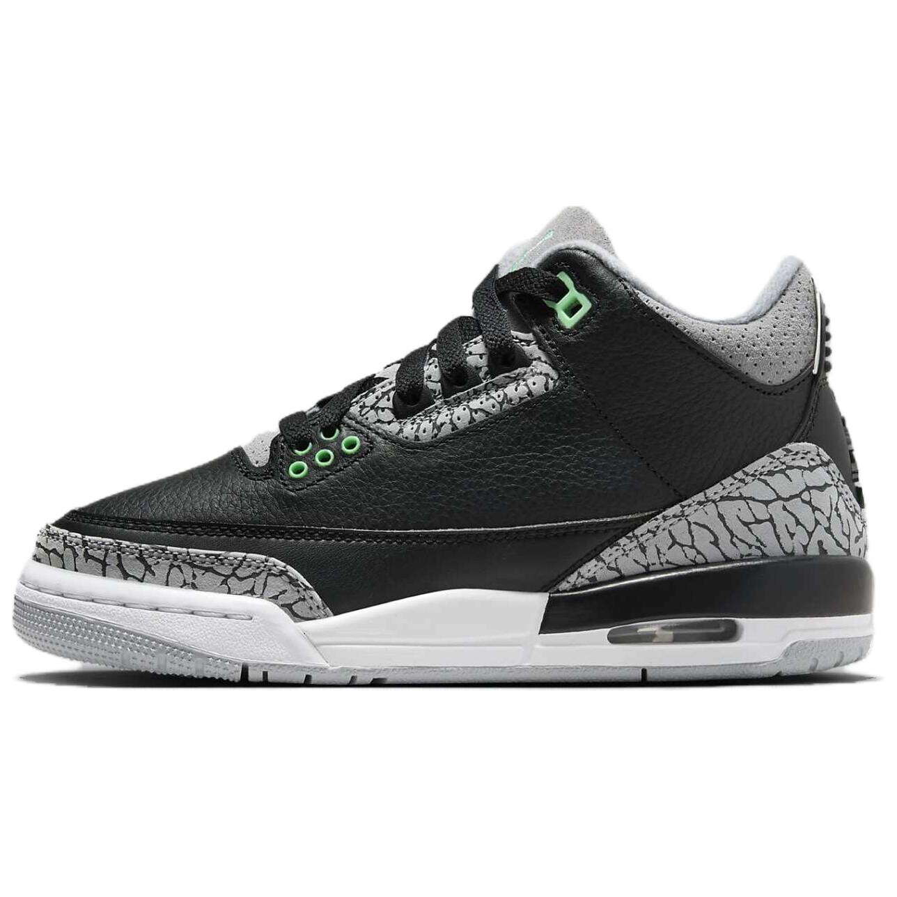 

Jordan Air Jordan 3 Винтажные баскетбольные кроссовки женские, Black/Gray