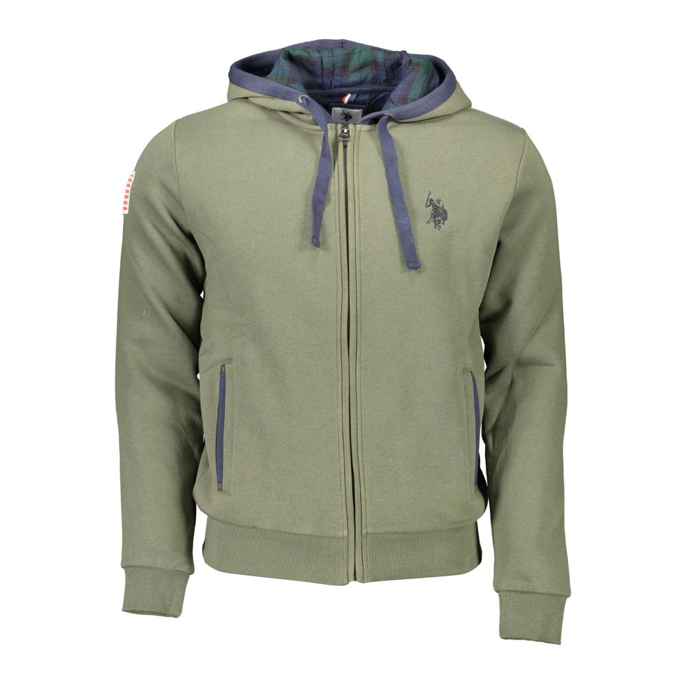 

Зеленый хлопковый мужской свитер U.S. Polo Assn.