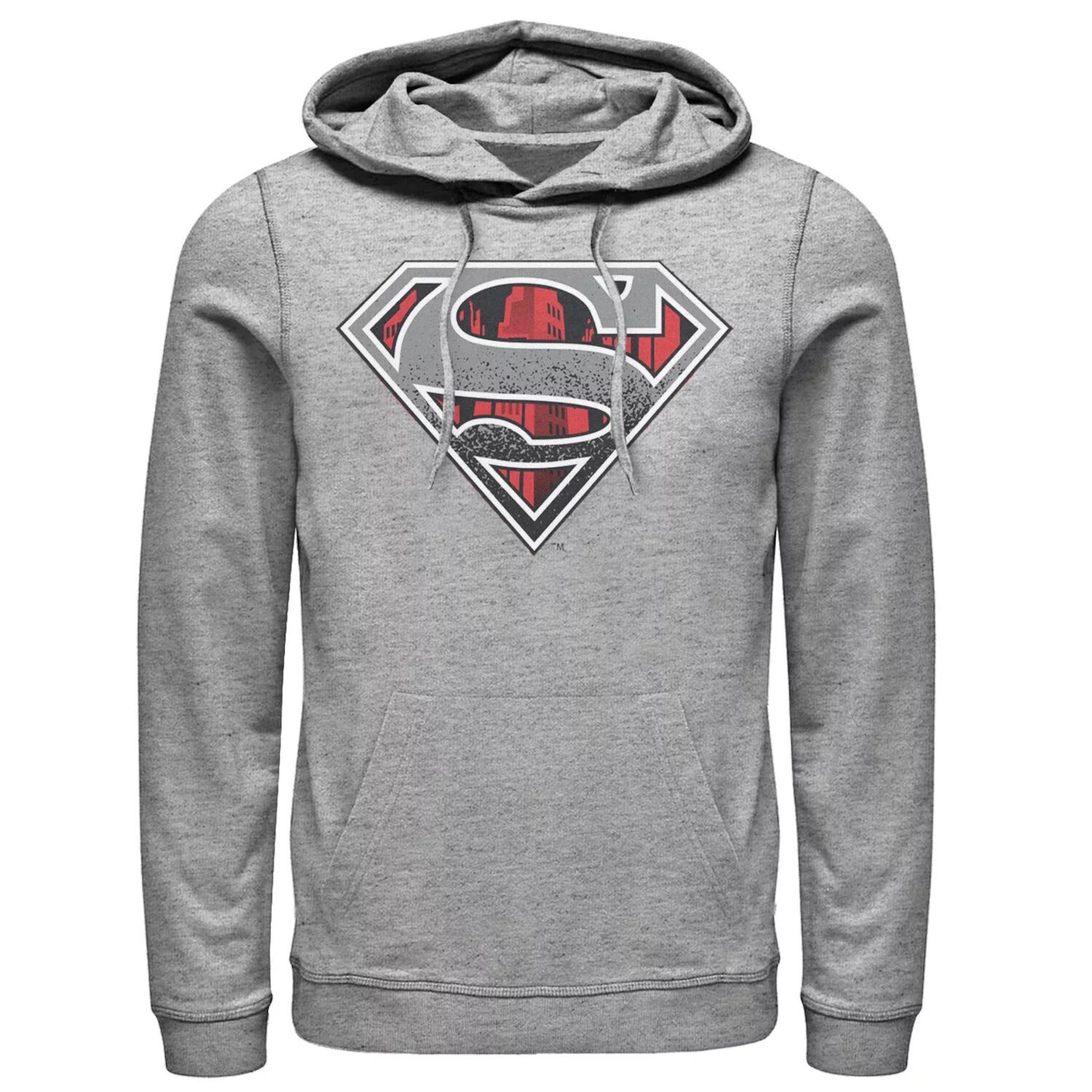

Мужская толстовка с логотипом на груди Superman Skyline DC Comics